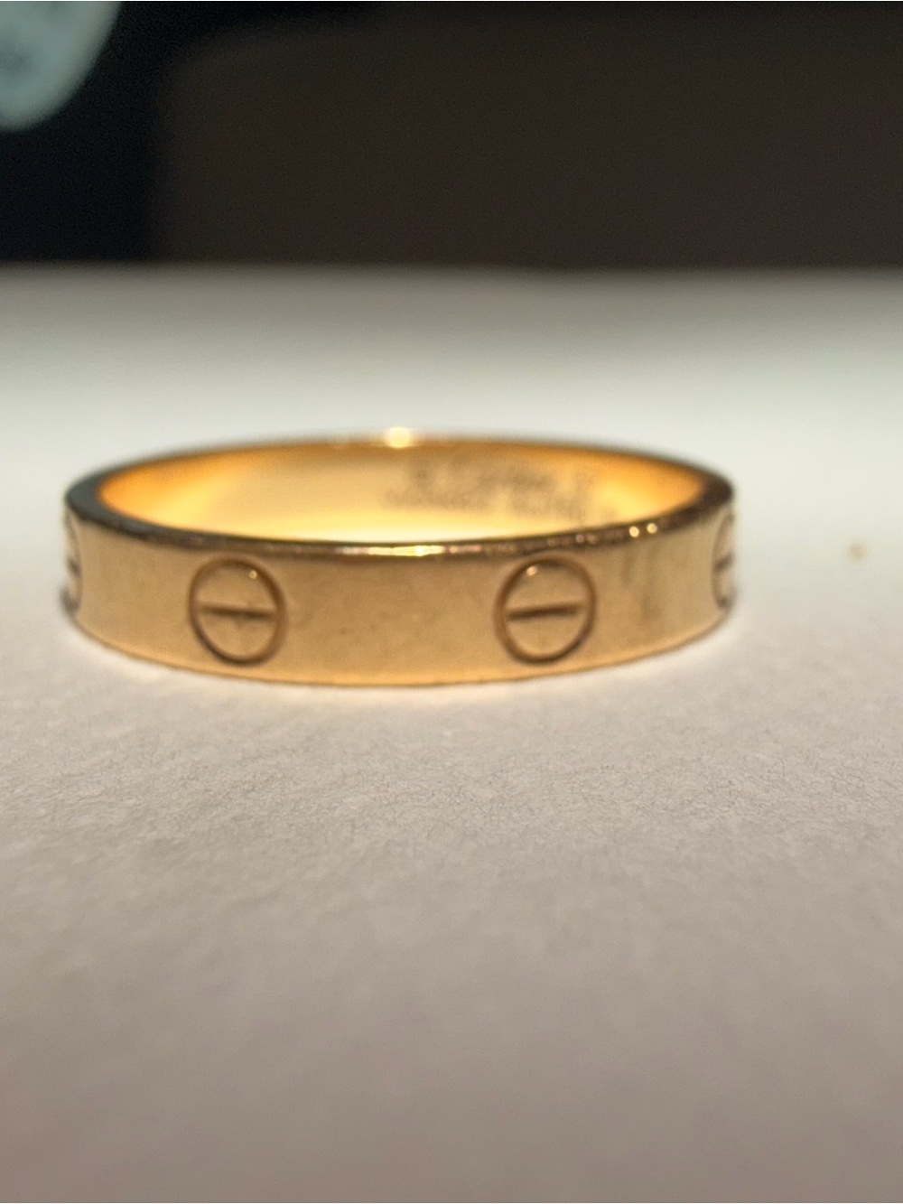 Cartier Yellow Gold Love Ring Small Model